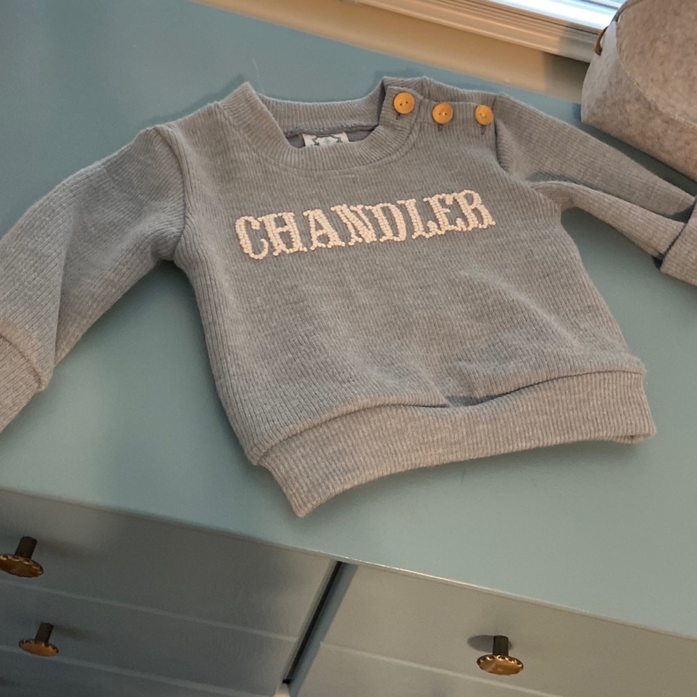 Chandler monogrammed sweater
